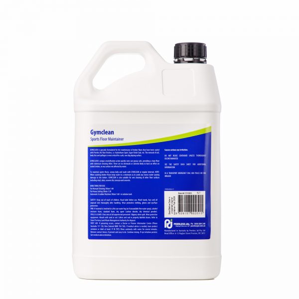 Gymclean Sports Floor Maintainer 5L - Back